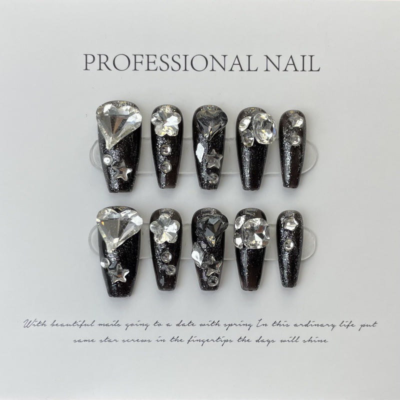 H164  Reusable High-end custom Salon-grade Acrylic Nails