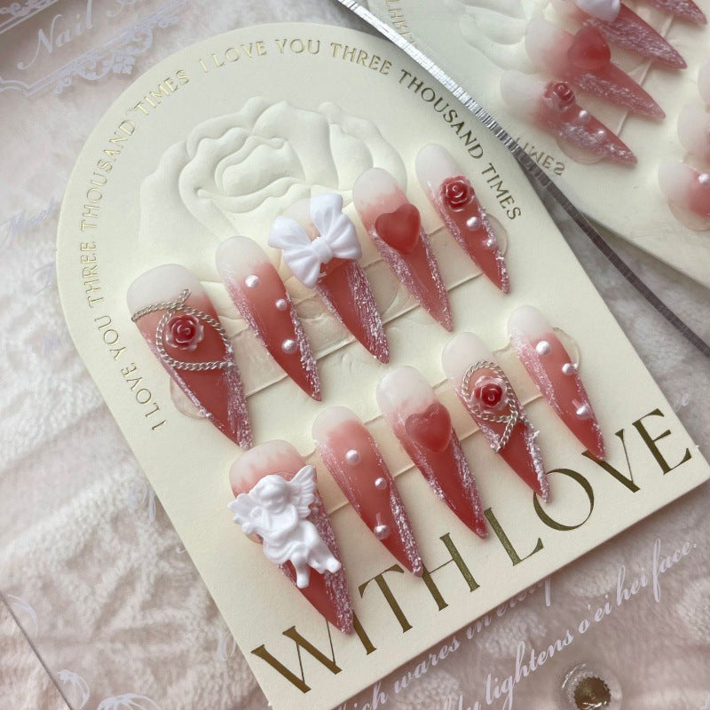 H187  High-end custom Salon-grade Nails art