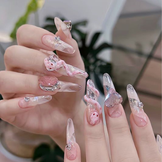 H105 High-end custom Reusable Salon-grade Acrylic Nails