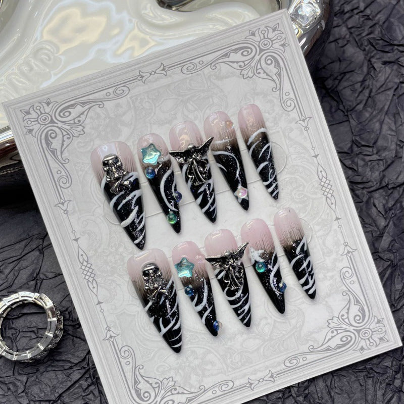 H182  High-end custom Salon-grade Nails art