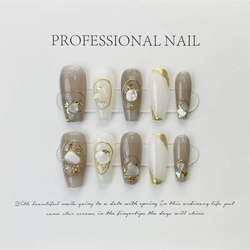 H219 High-end Press on Nails art