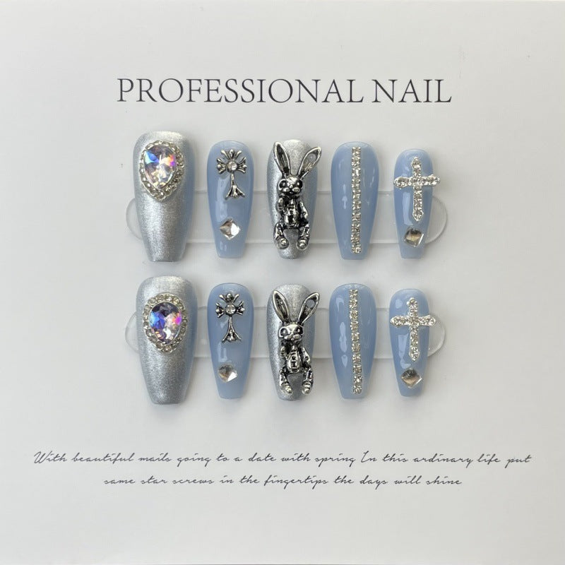 H161  Reusable High-end custom Salon-grade Acrylic Nails