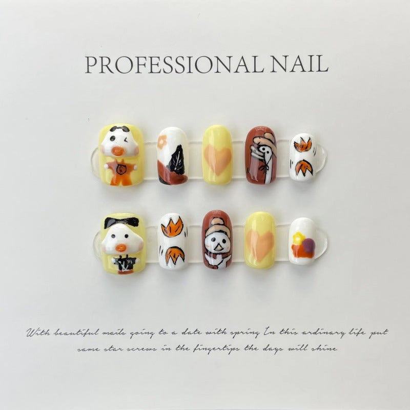 H161  Reusable High-end custom Salon-grade Acrylic Nails