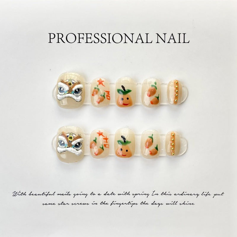 H164  Reusable High-end custom Salon-grade Acrylic Nails