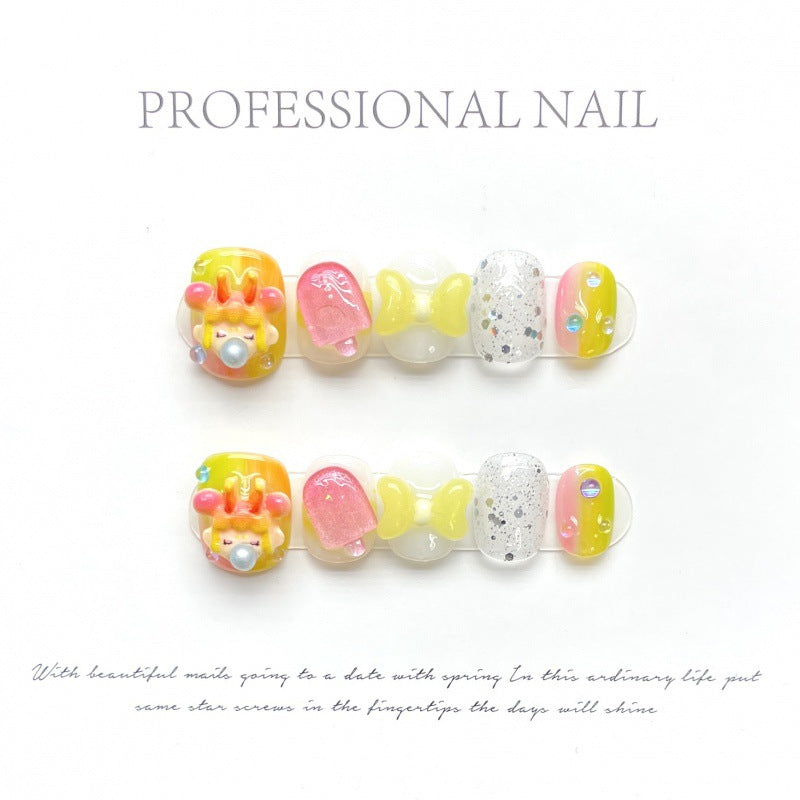 H160  Reusable High-end custom Salon-grade Acrylic Nails