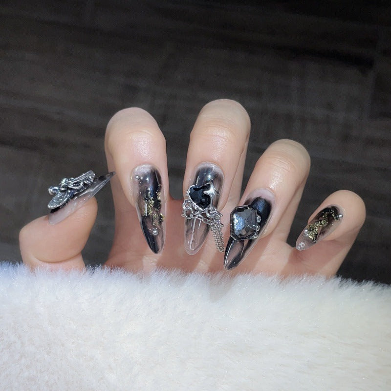 H185  High-end custom Salon-grade Nails art