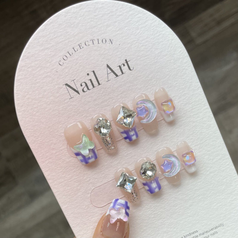 H229 High-end Press on Nails art