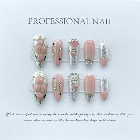 H227 High-end Press on Nails art