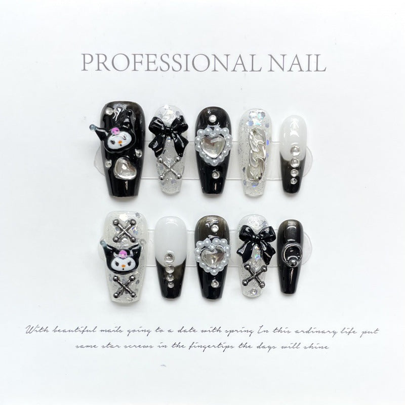 H155  Reusable High-end Press on Nails