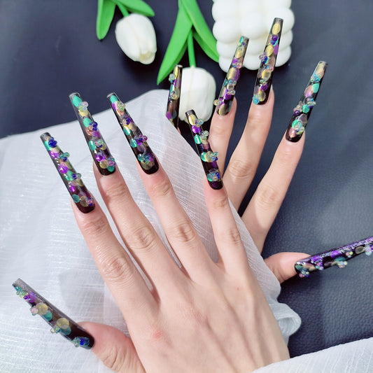 H123 High-end custom Salon-grade Acrylic Nails