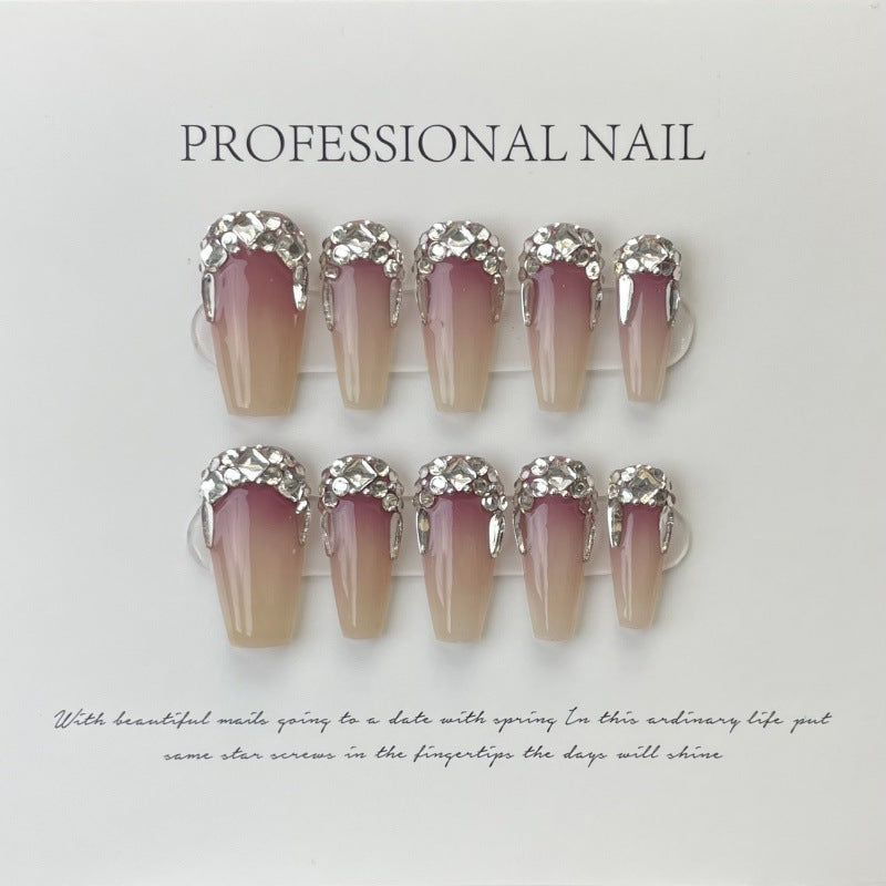 H161  Reusable High-end custom Salon-grade Acrylic Nails