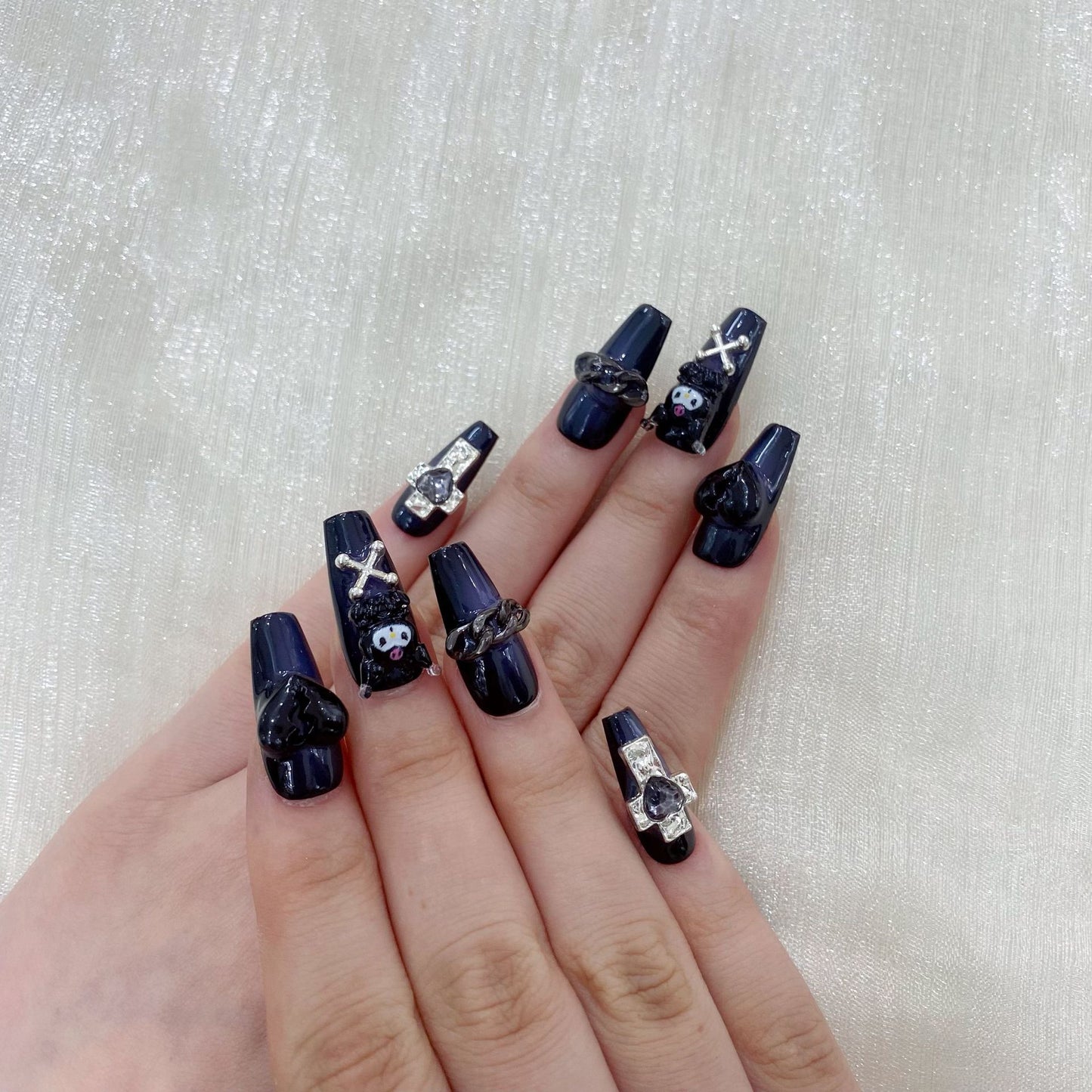 H114 High-end custom Salon-grade Acrylic Nails