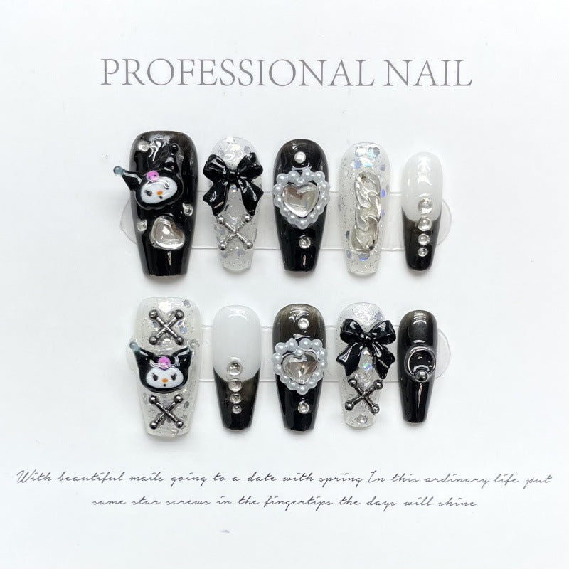 H155  Reusable High-end Press on Nails