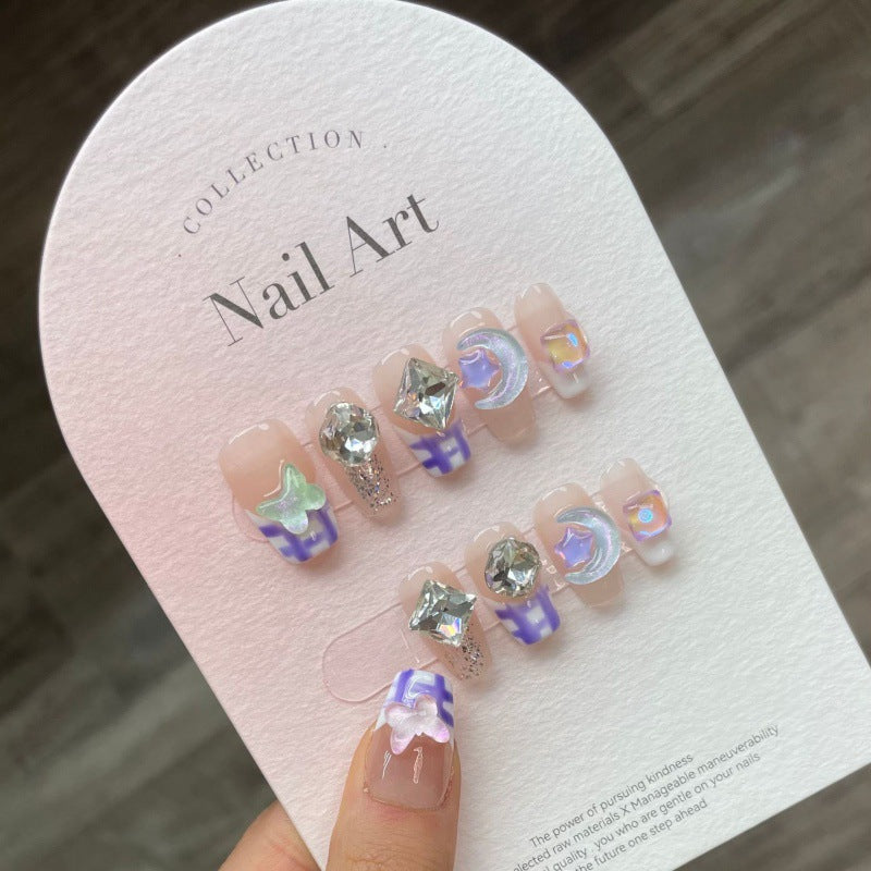 H229 High-end Press on Nails art