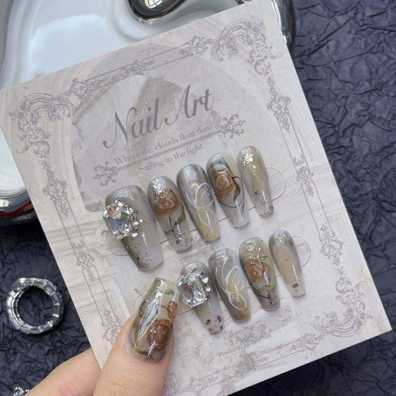 H163  Reusable High-end custom Salon-grade Acrylic Nails