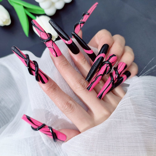 H121 High-end custom Salon-grade Acrylic Nails