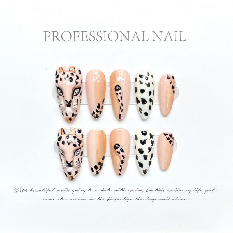 H201 High-end Press on Nails art