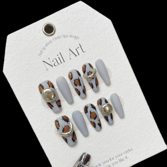 H202 High-end Press on Nails art