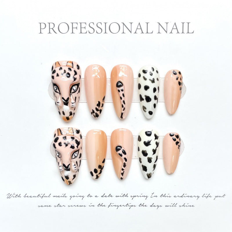 H201 High-end Press on Nails art