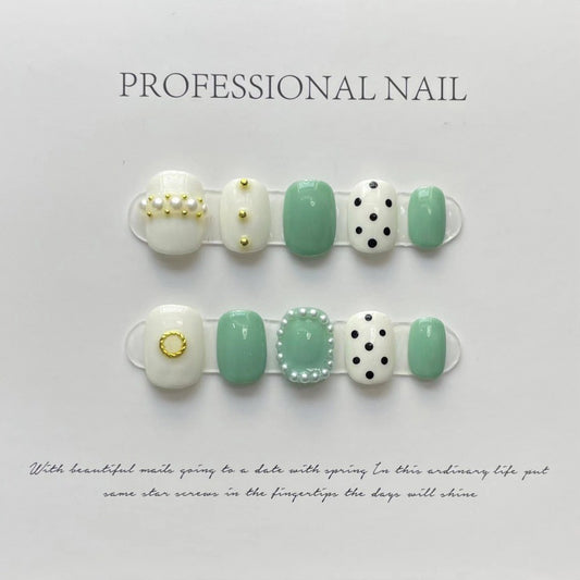 H217 High-end Press on Nails art