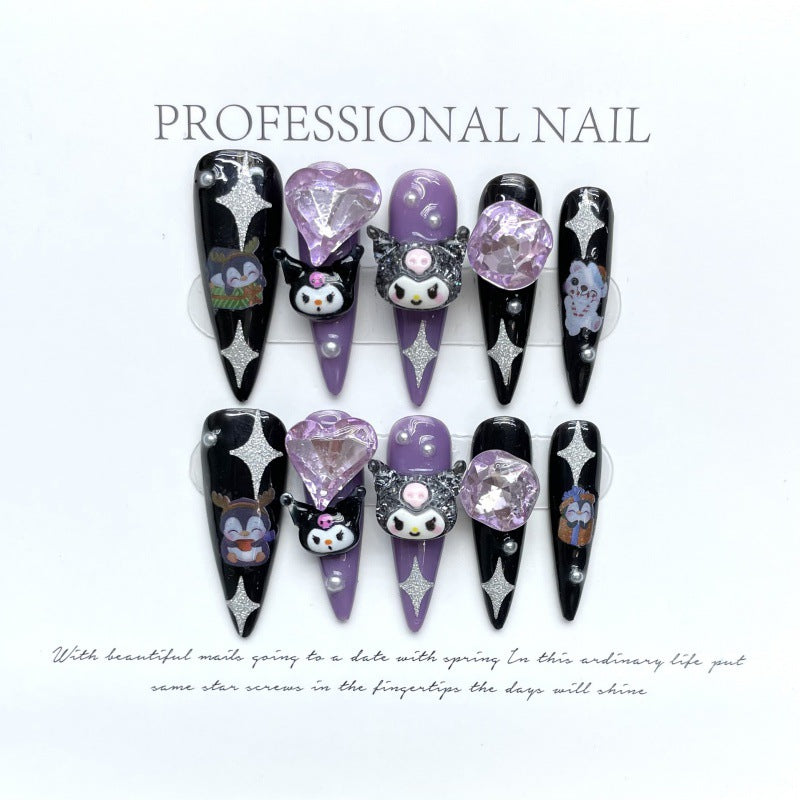 H191  Reusable Acrylic Nails High-end custom Salon-grade Nails art