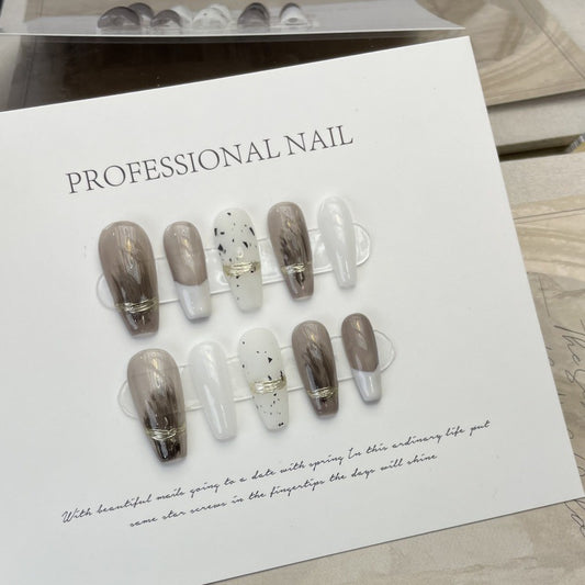 H197 High-end custom Salon-grade Nails art