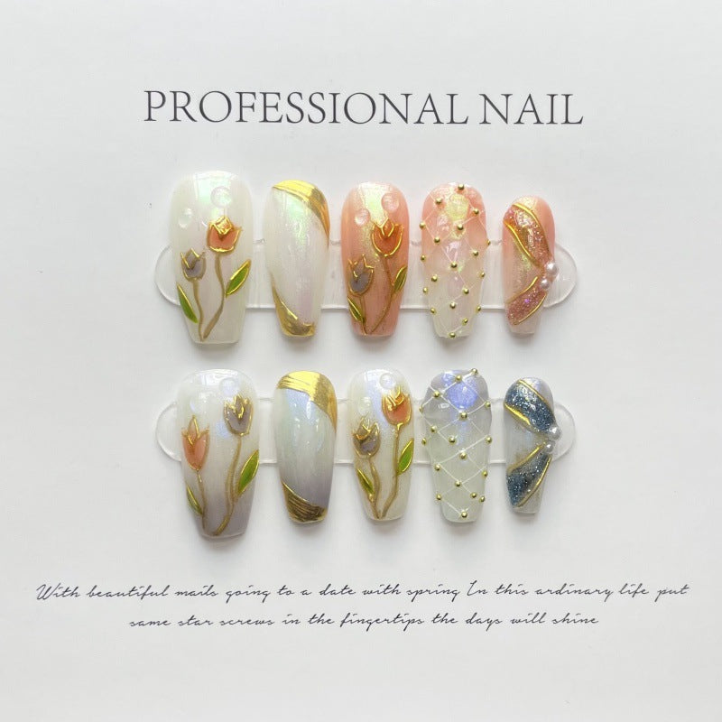 H175 High-end custom Salon-grade Acrylic Nails