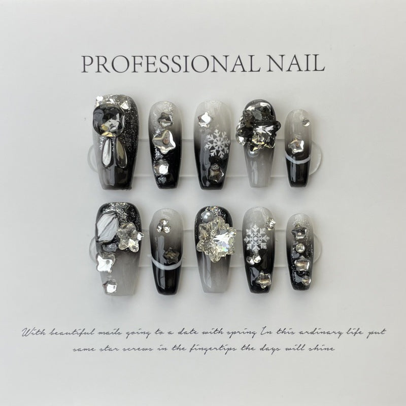 H161  Reusable High-end custom Salon-grade Acrylic Nails