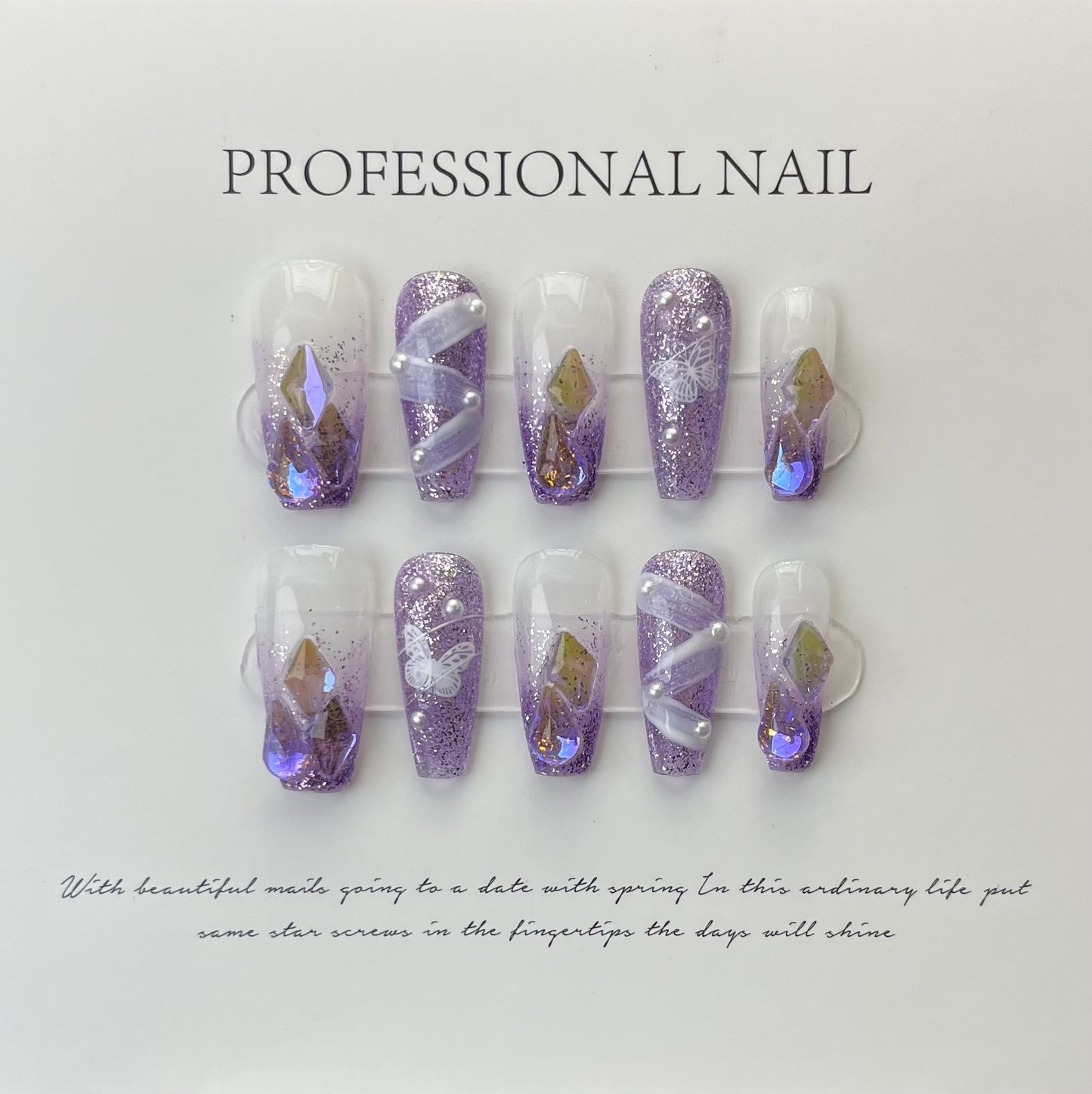 H213 High-end Salon Press on Nails art