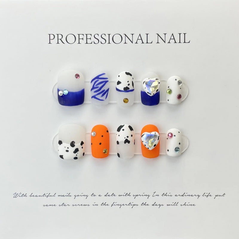 H161  Reusable High-end custom Salon-grade Acrylic Nails