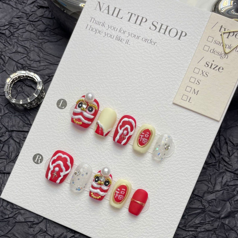 H190  High-end custom Salon-grade Nails art